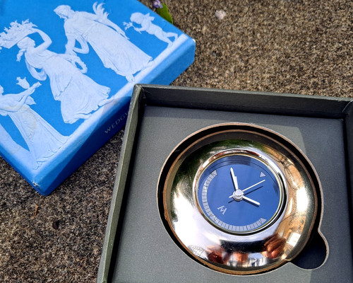 Wedgwood cario travel clock - wedgwood,