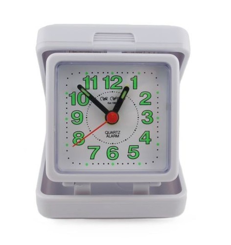 Travel clock with - clock, alarm