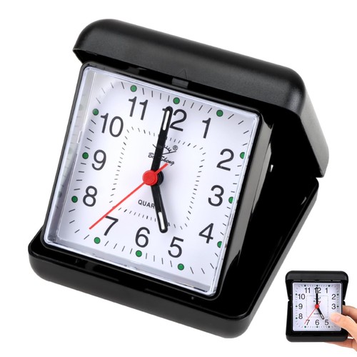 Folding travel alarm clock - alarm,