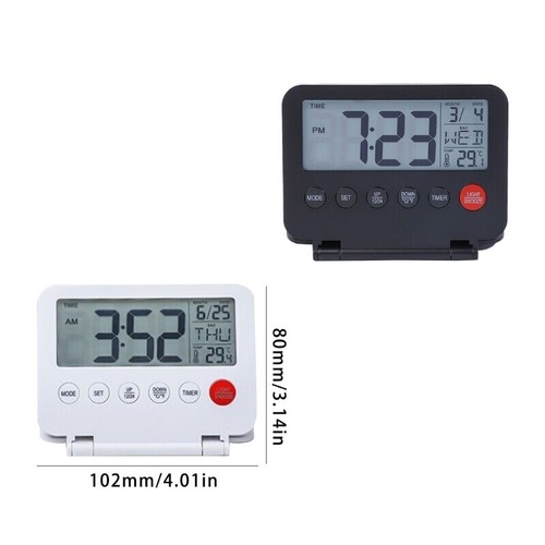 Travel foldable clock with - foldable,