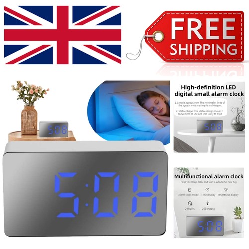 Compact mini led alarm clock - compact,