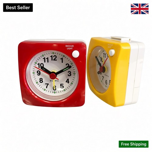 Quartz alarm clock with - quartz,