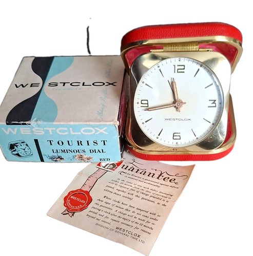 Boxed westclox tourist vintage - westclox,