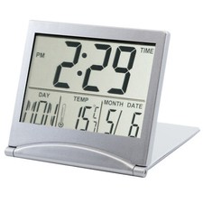 TRIXES Desk Top Clock Silver