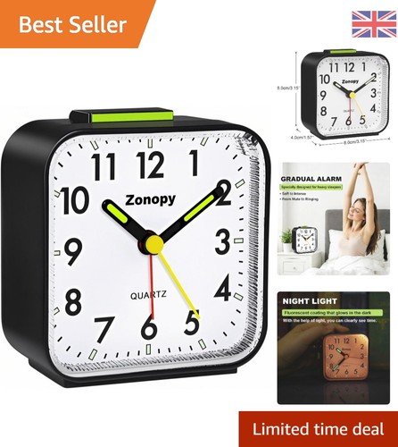 Elegant silent analog alarm - elegant,