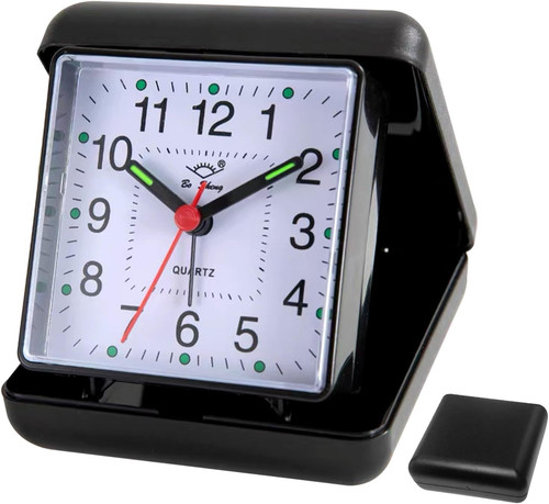 Travel alarm clock - clock, folding