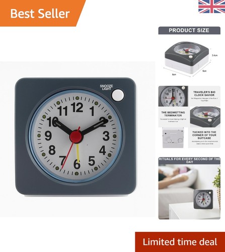 Silent travel alarm clock - clock,