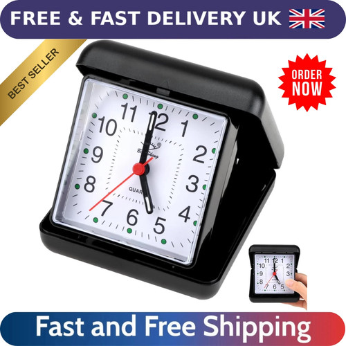 Folding travel alarm - folding,