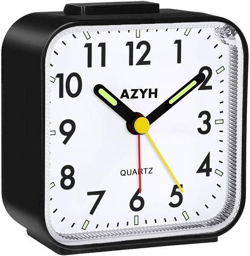 Silent analog alarm clock - alarm,