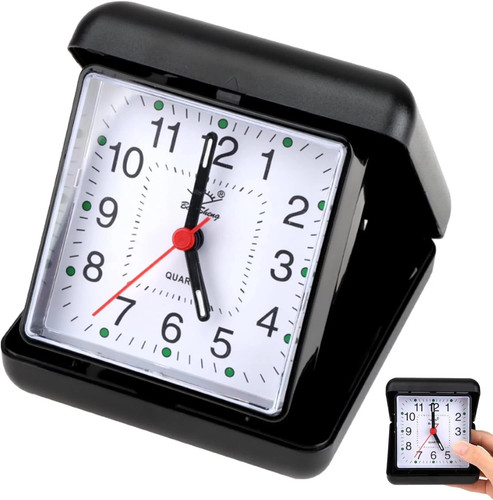 Folding travel alarm - alarm, clock