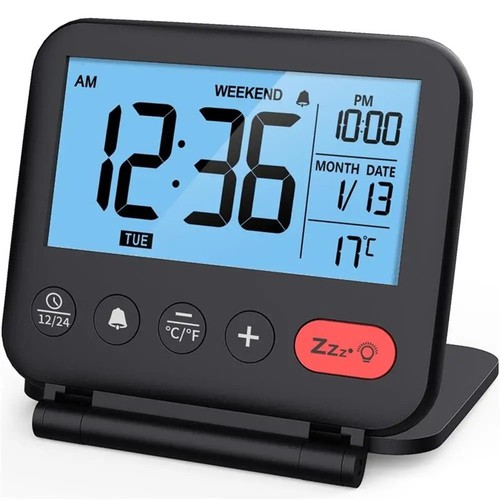 Mini digital travel alarm - travel,