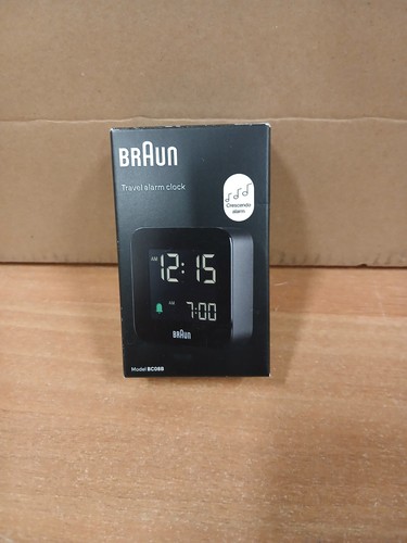 Braun digital alarm clock - braun, with
