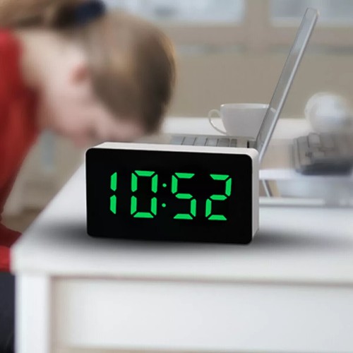 Led digital alarm clock mains - led,