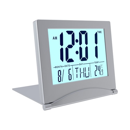 Digital alarm clock - clock, lcd
