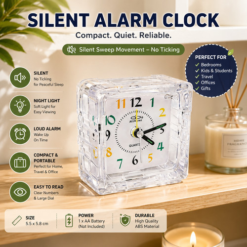 Silent analog alarm - analog,