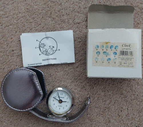 Quartz analog travel alarm - quartz,